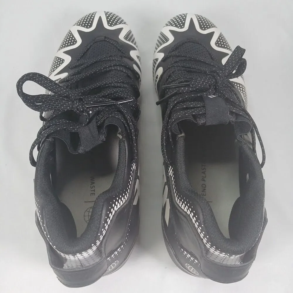 Adidas Freak Men’s 13 Black White Football Cleats Molded TPU Studs Turf Shoes